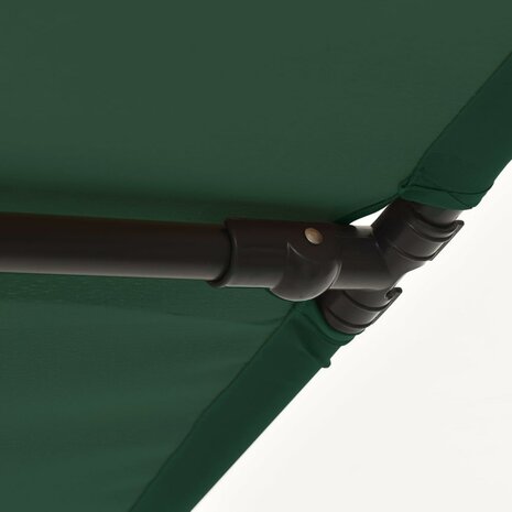 Parasol met aluminium paal 180x110 cm groen 9