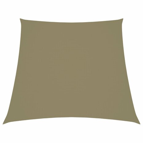 Zonnezeil trapezium 2/4x3 m oxford stof beige 1