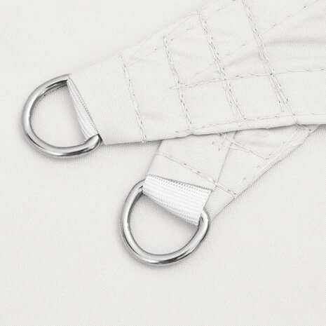 Zonnezeil vierkant 2x2 m oxford stof wit 5