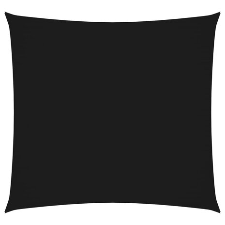 Zonnescherm vierkant 2,5x2,5 m oxford stof zwart 2