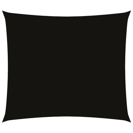 Zonnescherm rechthoekig 2x2,5 m oxford stof zwart 2