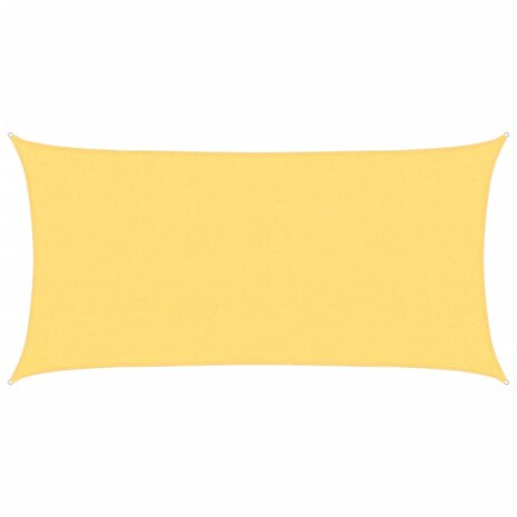 Zonnezeil 160 g/m² 2x3,5 m HDPE beige 2