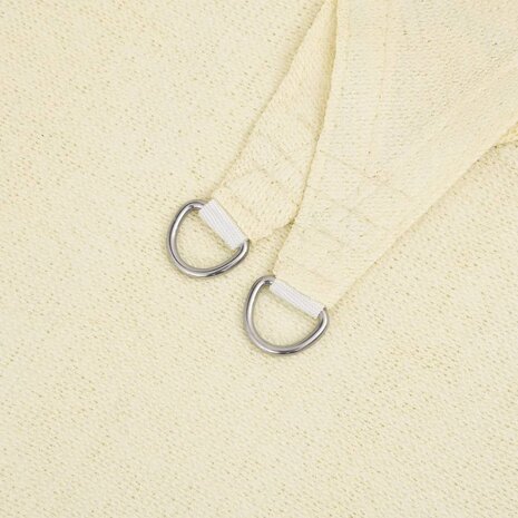 Zonnezeil 160 g/m² 3/4x3 m HDPE crèmekleurig 5