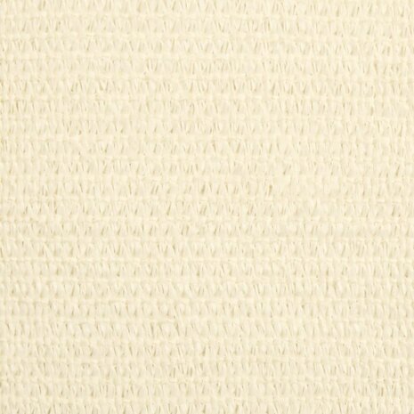 Zonnezeil 160 g/m² 3/4x3 m HDPE crèmekleurig 9