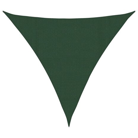 Zonnezeil 160 g/m² 4x4x4 m HDPE donkergroen 2