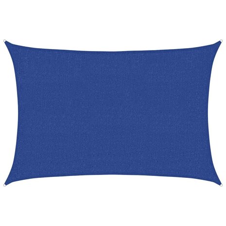 Zonnezeil 160 g/m² 2x2,5 m HDPE blauw 2