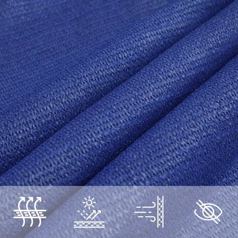Zonnezeil 160 g/m² 2,5x3 m HDPE blauw 5