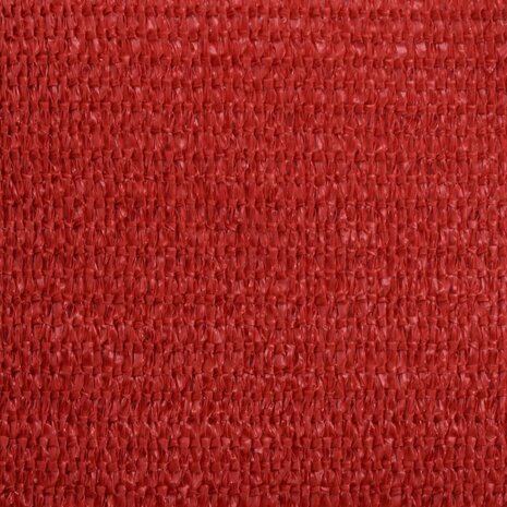Zonnezeil 160 g/m² 2x2,5 m HDPE rood 9