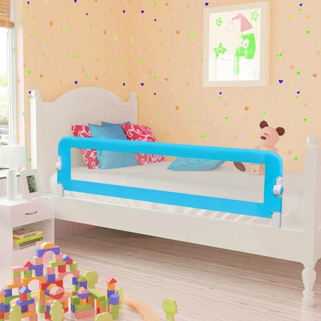 Bedhekje peuter 150x42 cm blauw 1