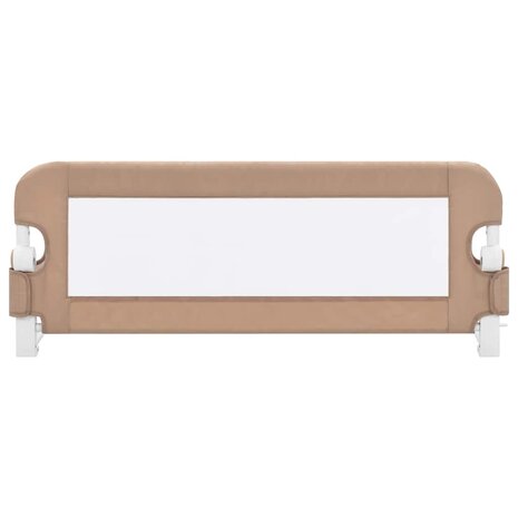 Bedhekje peuter 102x42 cm polyester taupe 3