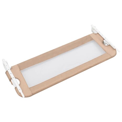 Bedhekje peuter 102x42 cm polyester taupe 4
