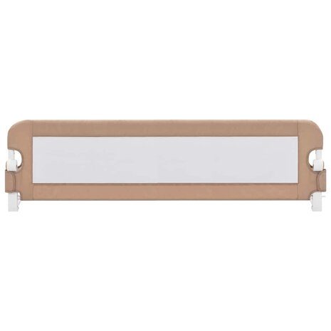 Bedhekje peuter 150x42 cm polyester taupe 3