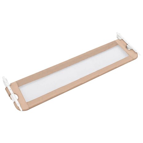 Bedhekje peuter 150x42 cm polyester taupe 4