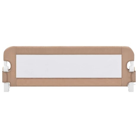 Bedhekje peuter 120x42 cm polyester taupe 3