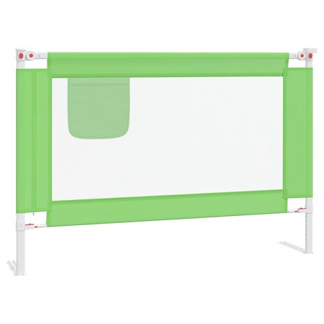 Bedhekje peuter 100x25 cm stof groen 2