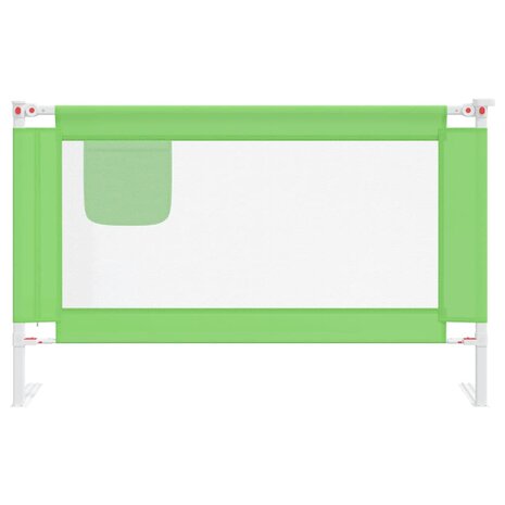 Bedhekje peuter 120x25 cm stof groen 3
