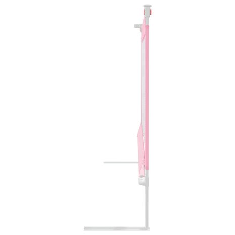 Bedhekje peuter 160x25 cm stof roze 5