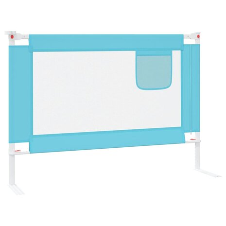 Bedhekje peuter 90x25 cm stof blauw 4