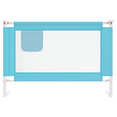 Bedhekje peuter 100x25 cm stof blauw 3
