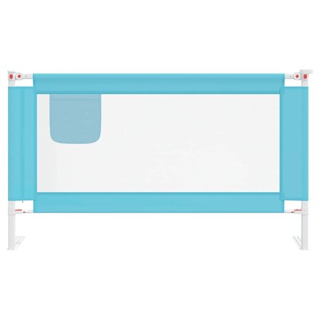 Bedhekje peuter 140x25 cm stof blauw 3