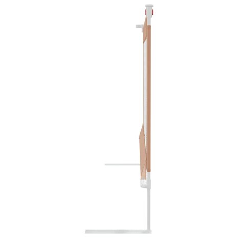 Bedhekje peuter 90x25 cm stof taupe 5