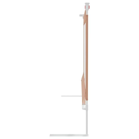 Bedhekje peuter 140x25 cm stof taupe 5