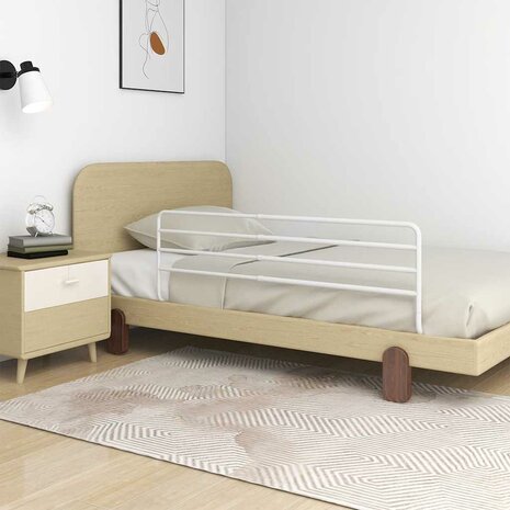 Bedhekje peuter (76-137)x55 cm ijzer wit 1