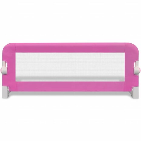 Kinderbedhekjes 2 st 102x42 cm roze 4