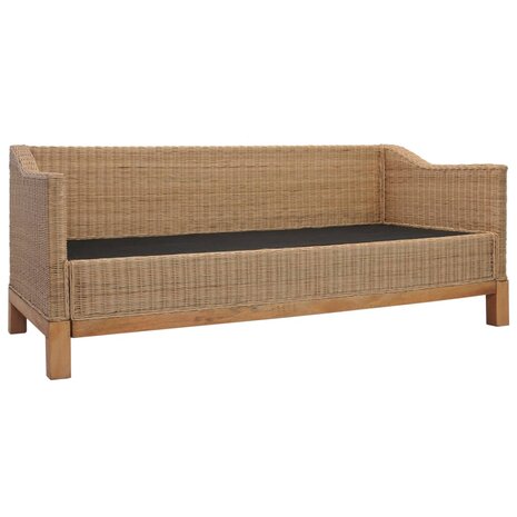 2-delig Bankstel met kussens natuurlijk rattan 9