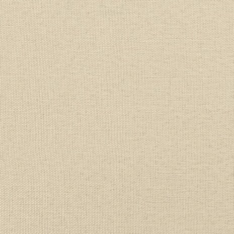 Driezitsbank 180 cm stof crèmekleurig 7