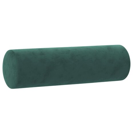 Tweezitsbank met sierkussens 140 cm fluweel donkergroen 6