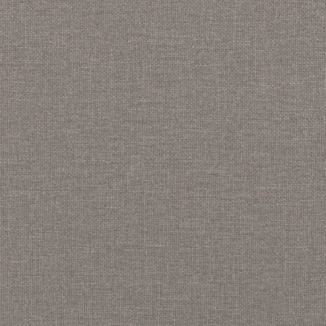 Tweezitsbank met sierkussens 120 cm stof taupe 7