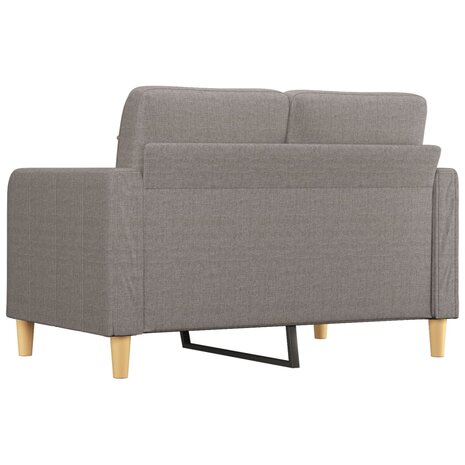 Tweezitsbank 120 cm stof taupe 5