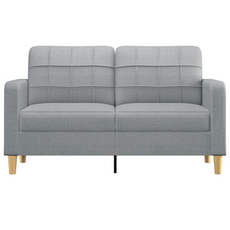 Tweezitsbank 140 cm stof lichtgrijs 3