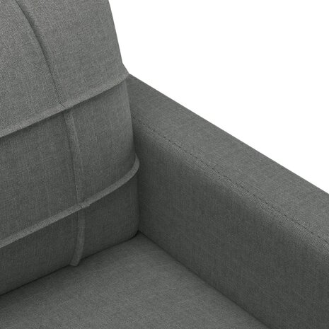 Tweezitsbank 140 cm stof donkergrijs 6
