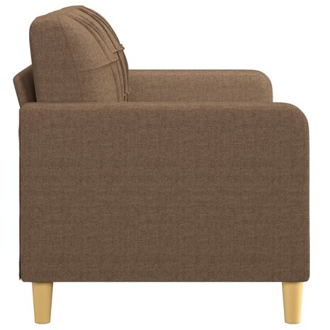 Tweezitsbank 140 cm stof bruin 4