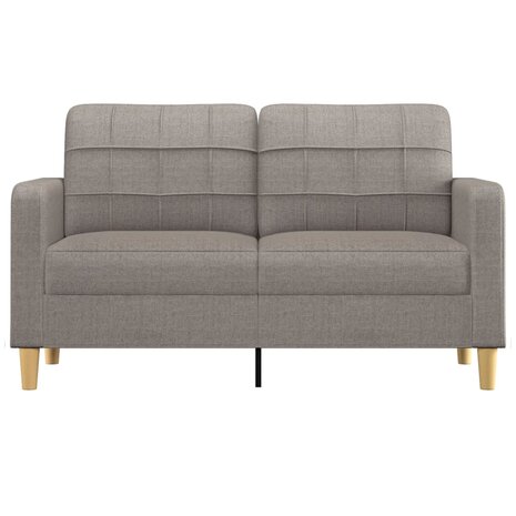 Tweezitsbank 140 cm stof taupe 3