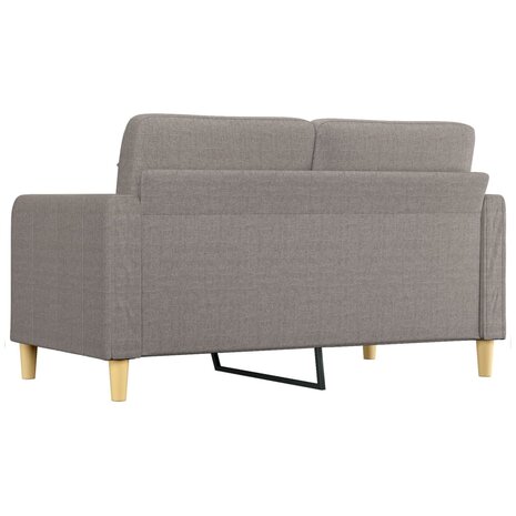 Tweezitsbank 140 cm stof taupe 5