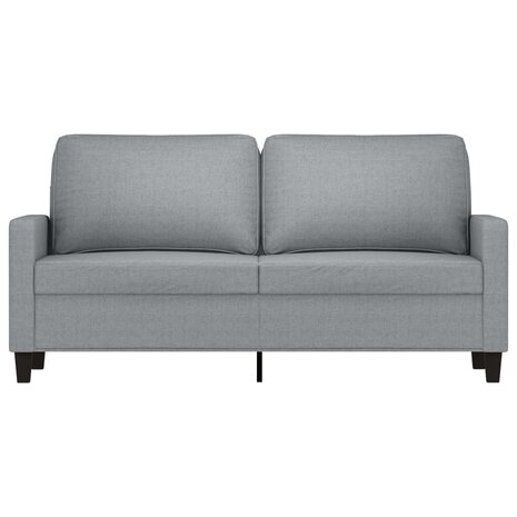 Tweezitsbank 140 cm stof lichtgrijs 3