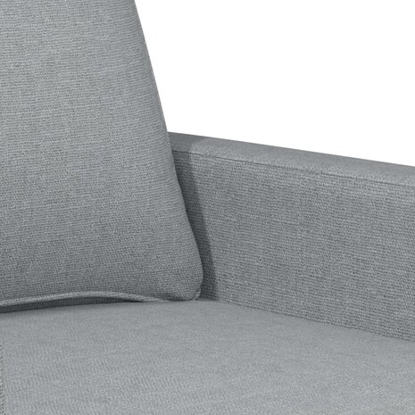 Tweezitsbank 140 cm stof lichtgrijs 6