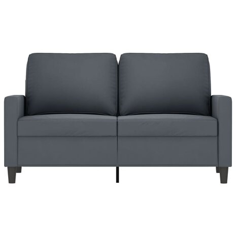 Tweezitsbank 120 cm fluweel donkergrijs 3