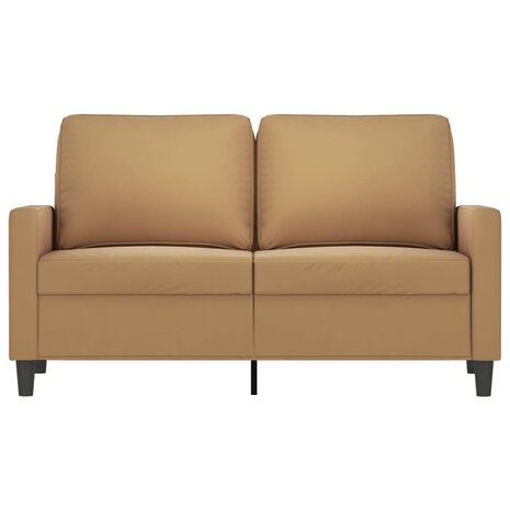 Tweezitsbank 120 cm fluweel bruin 3