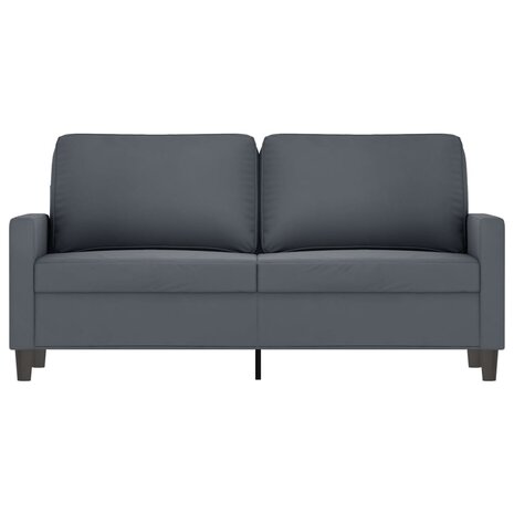 Tweezitsbank 140 cm fluweel donkergrijs 3