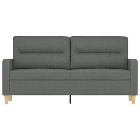 Tweezitsbank 140 cm stof donkergrijs 3