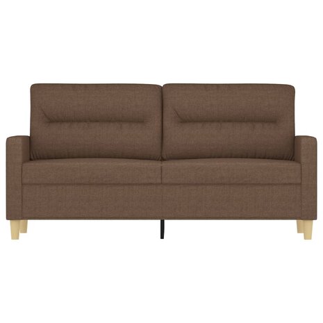 Tweezitsbank 140 cm stof bruin 3