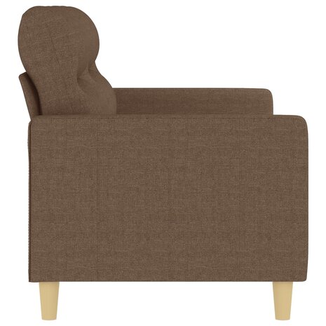 Tweezitsbank 140 cm stof bruin 4