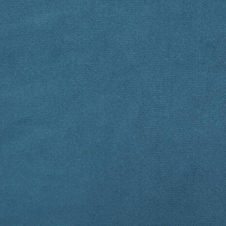 Tweezitsbank 120 cm fluweel blauw 7