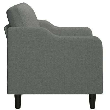 Tweezitsbank 120 cm stof donkergrijs 4