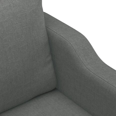 Tweezitsbank 120 cm stof donkergrijs 6