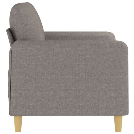 Tweezitsbank 120 cm stof taupe 4